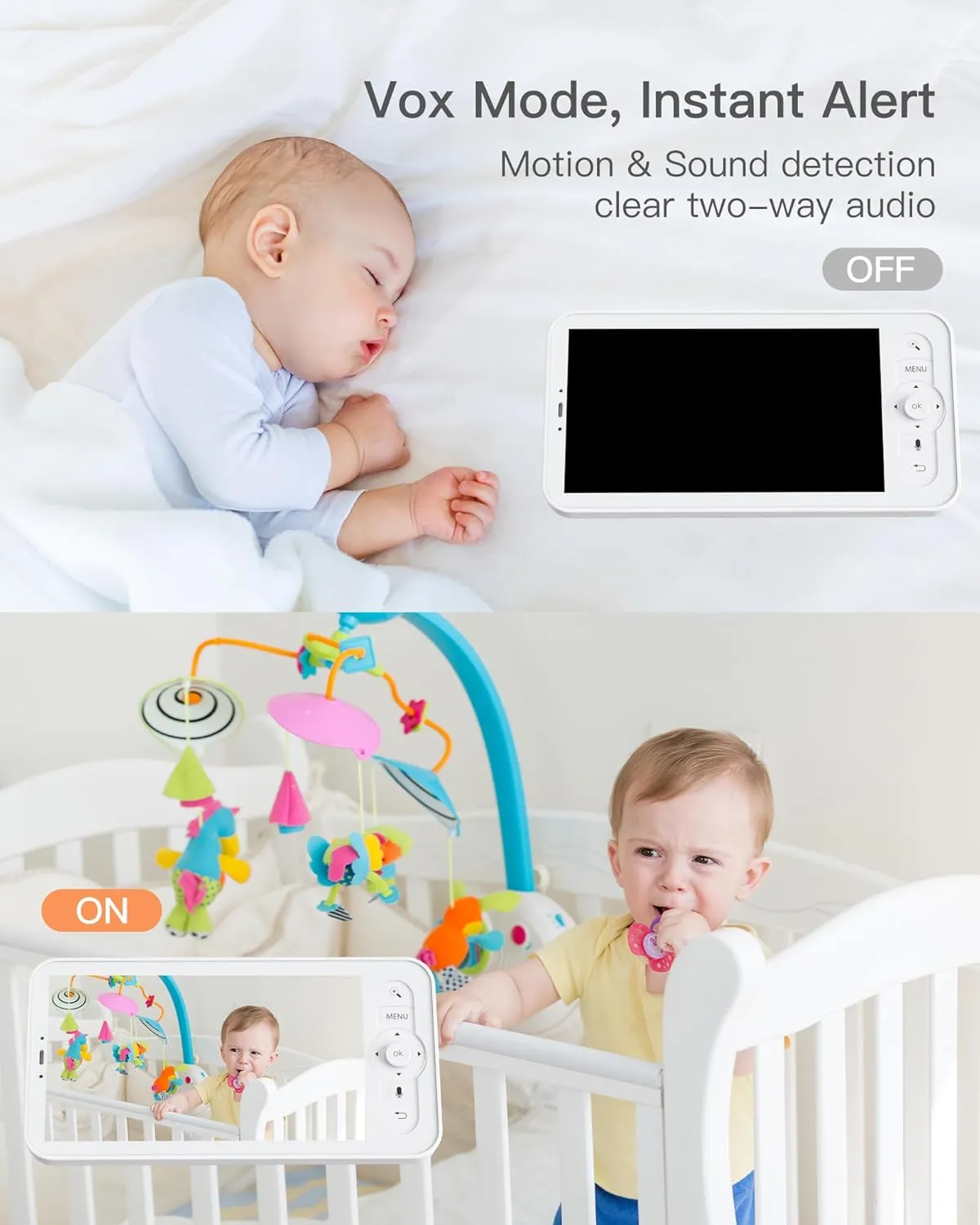 🍼 Smart Baby Monitor with 2 Cameras 🍼
