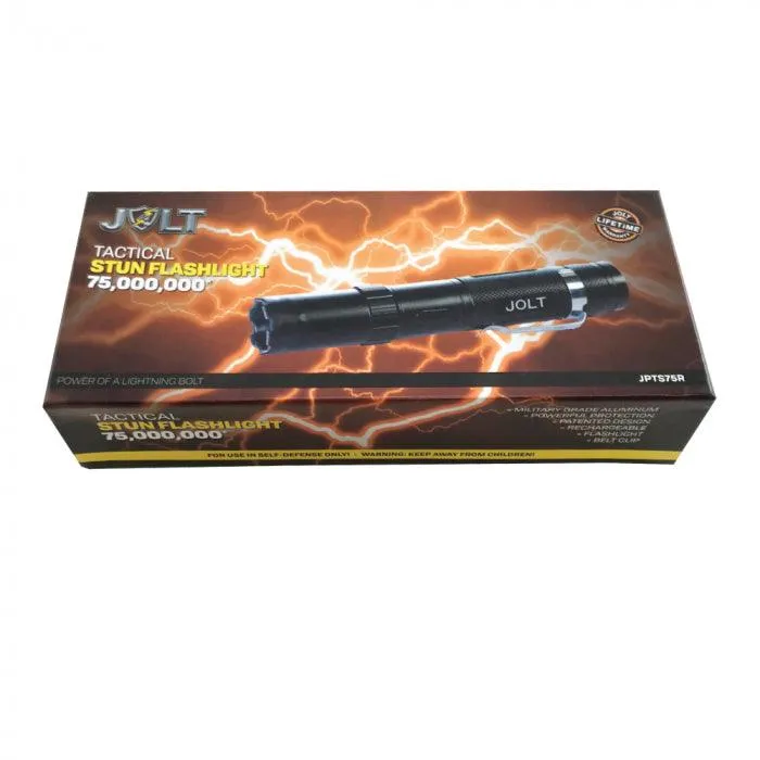 12 Units JOLT Tactical Stun Gun Flashlight 75,000,000 Volts