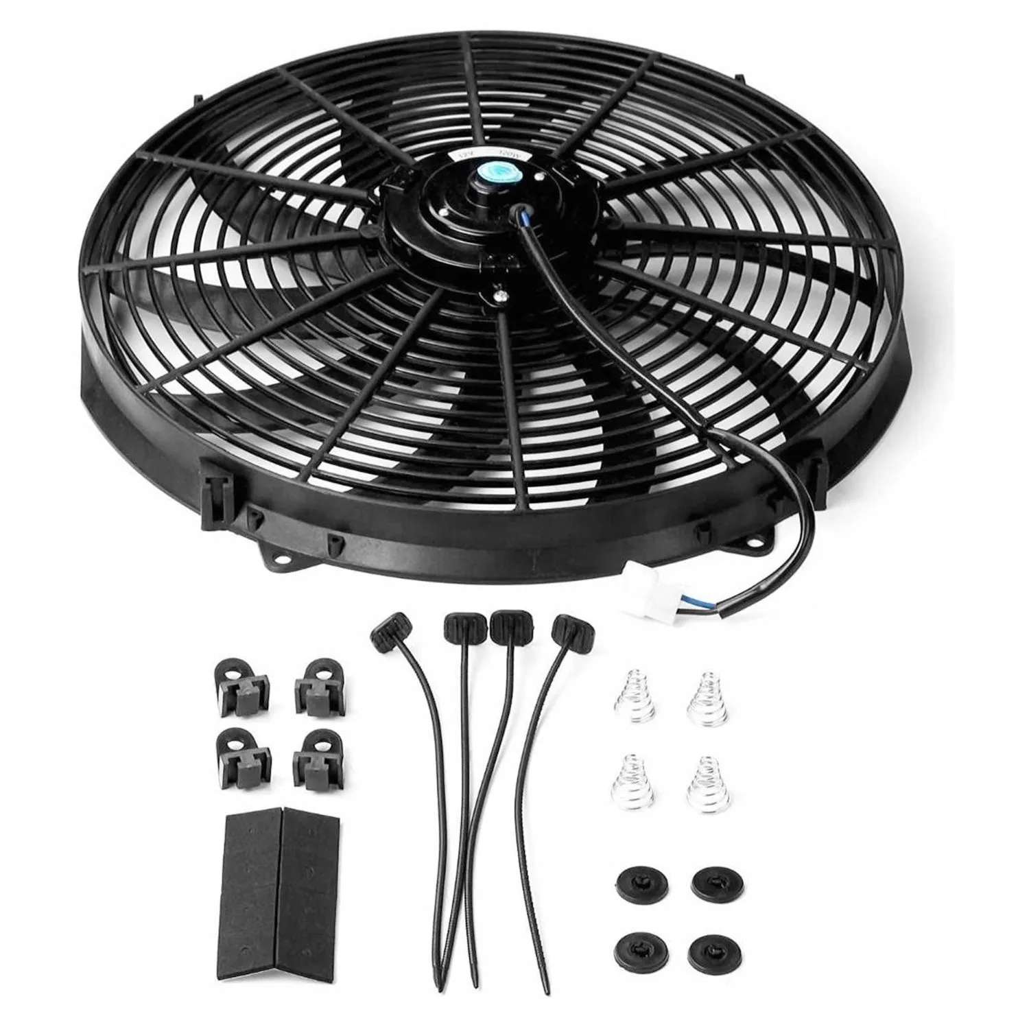 16 Inch Electric Radiator Cooling Fan 12V 120W 10 Blades Car