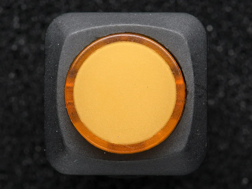 16mm Illuminated Pushbutton - Yellow Latching On/Off Switch