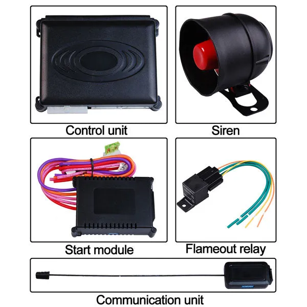 2 Way LCD Remote Starter Security System Car Alarm