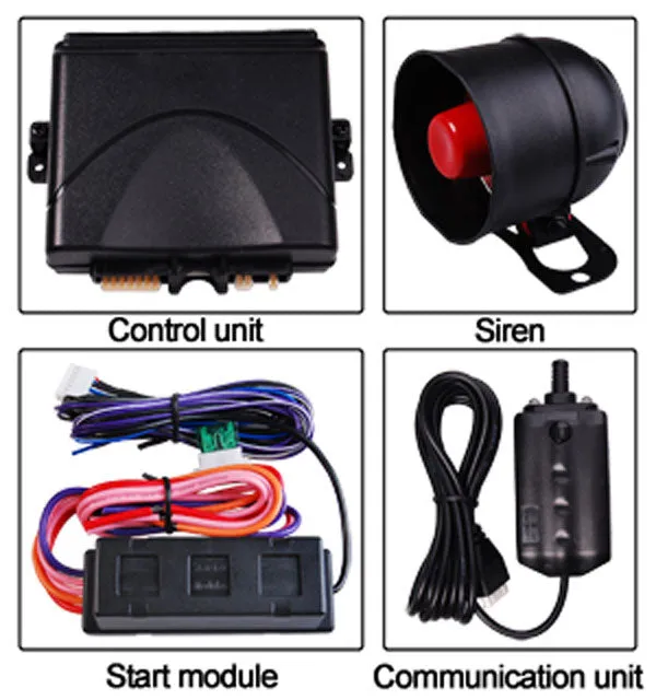 2 Way LCD Sensor Remote Security System Car Alarm