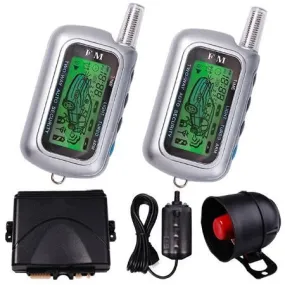2 Way LCD Sensor Remote Security System Car Alarm
