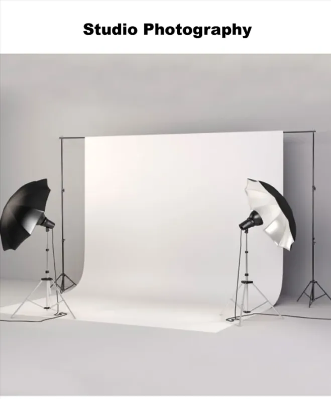 2 X 2M Lightweight Adjustable Backdrop Support Stand Photography Kit