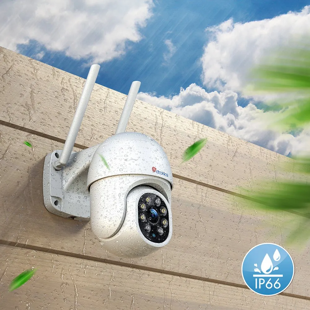 2K 4MP Wireless Security Camera with Human Detection and Auto Tracking-30m Color Night Vision