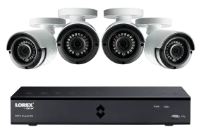 4MP Super HD 8 Channel Security System with 4 Super HD 4mp Cameras
