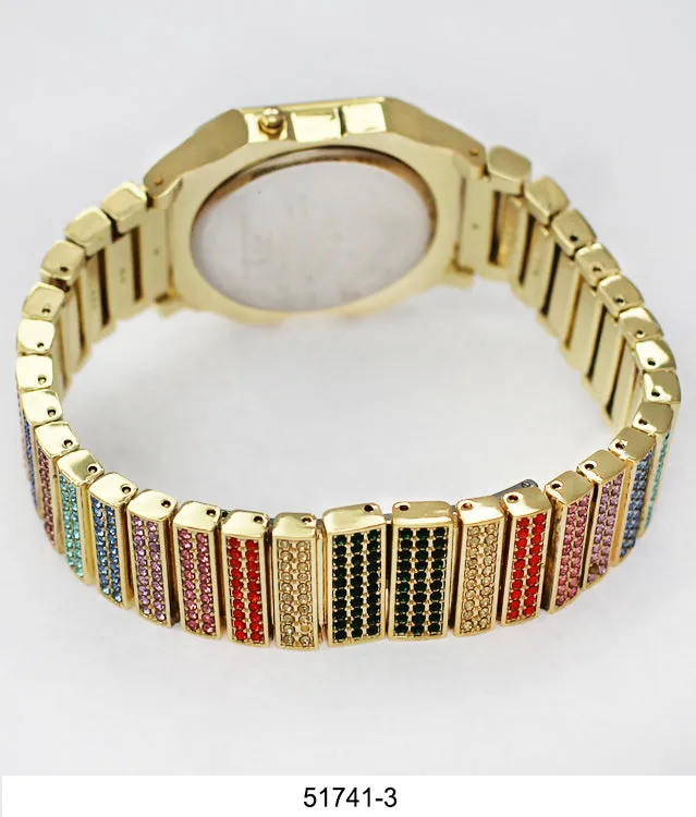 5174 - Iced Retro LCD Watch