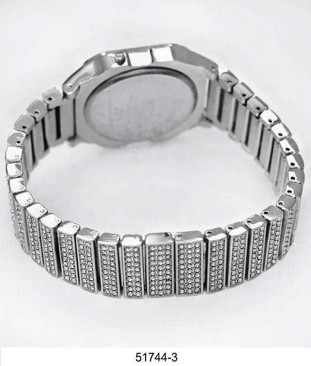 5174 - Iced Retro LCD Watch