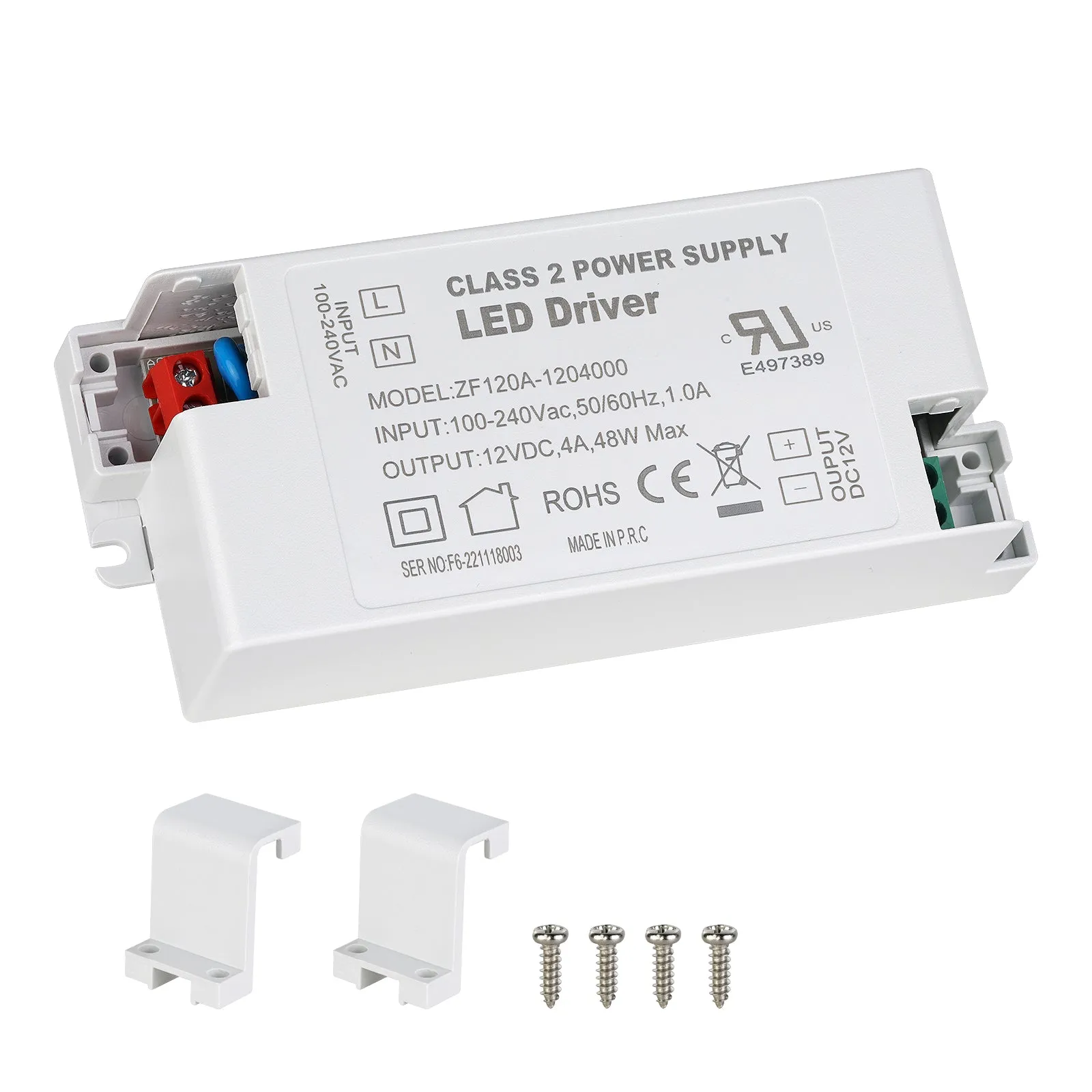 AC 100V 240V to DC 12V 24V Driver Transformer Power Supply for LED Strip Lights Constant Voltage LED Projects Dimmable