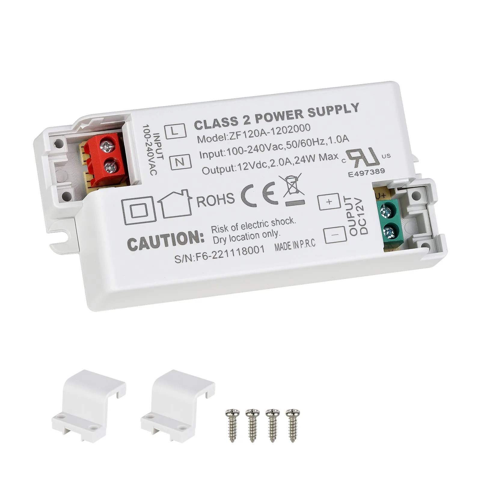 AC 100V 240V to DC 12V 24V Driver Transformer Power Supply for LED Strip Lights Constant Voltage LED Projects Dimmable