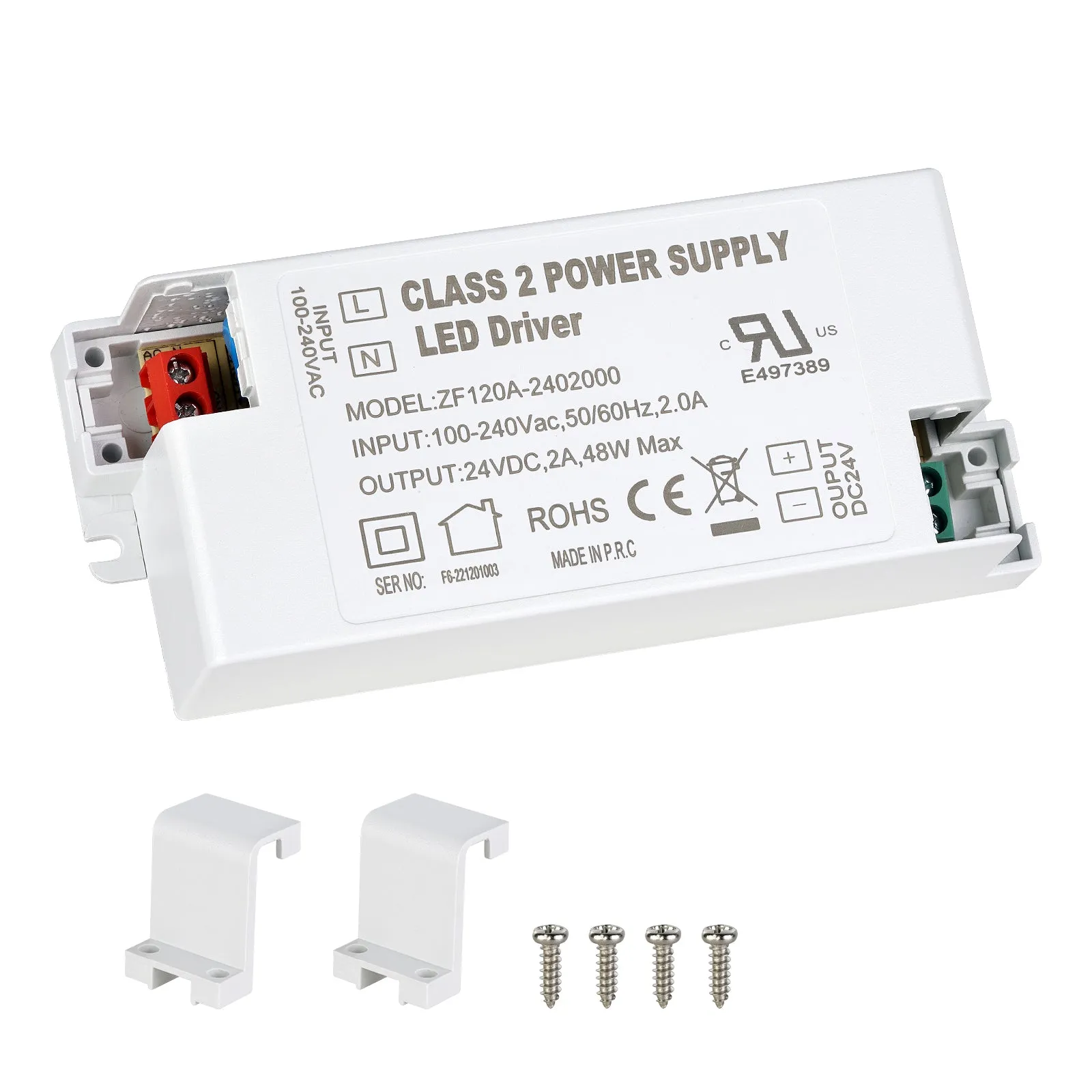 AC 100V 240V to DC 12V 24V Driver Transformer Power Supply for LED Strip Lights Constant Voltage LED Projects Dimmable