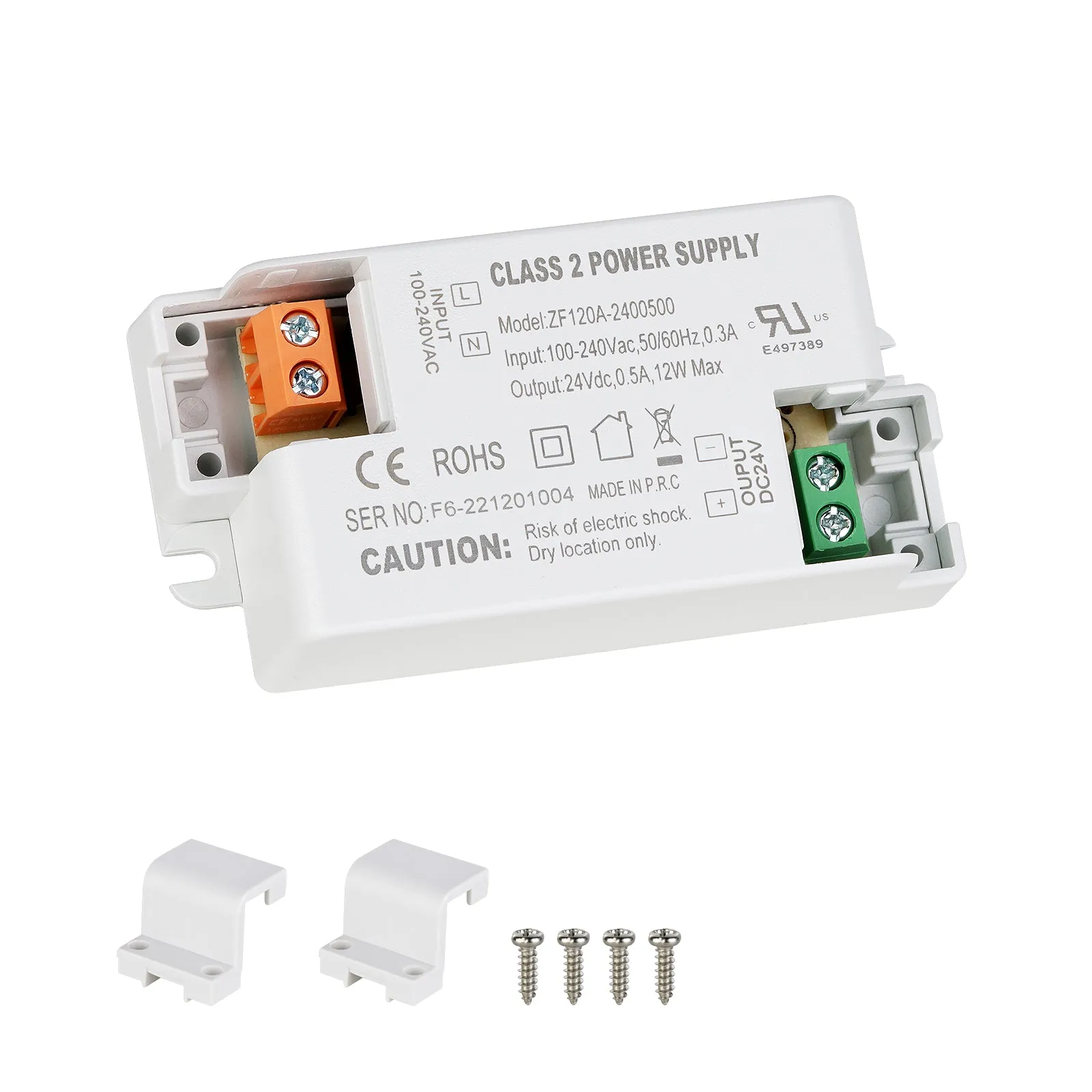 AC 100V 240V to DC 12V 24V Driver Transformer Power Supply for LED Strip Lights Constant Voltage LED Projects Dimmable