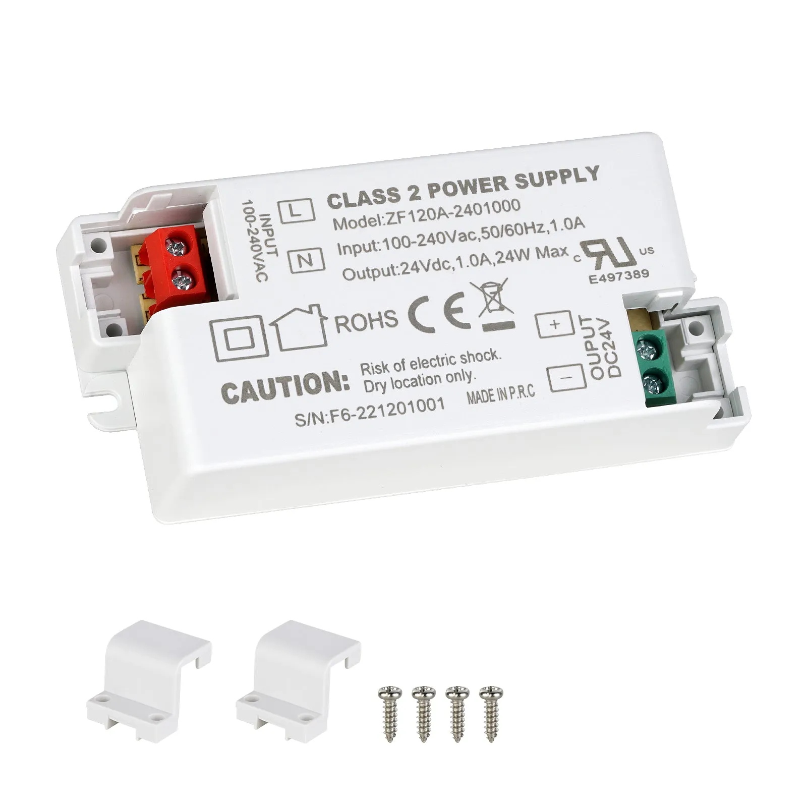 AC 100V 240V to DC 12V 24V Driver Transformer Power Supply for LED Strip Lights Constant Voltage LED Projects Dimmable