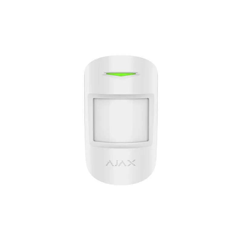 Ajax CombiProtect White Indoor PIR Motion and Glass Break Detector