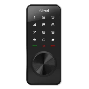 Alfred DB1 Smart Lock Touchscreen Deadbolt, Bluetooth, with Key Override & Z-Wave Plus