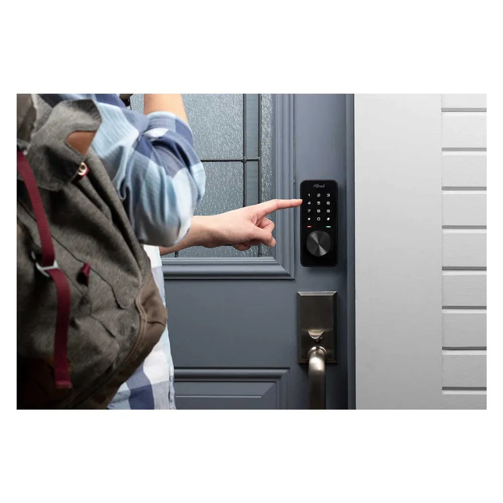Alfred DB1 Smart Lock Touchscreen Deadbolt, Bluetooth, with Key Override & Z-Wave Plus