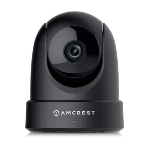 Amcrest 4MP UltraHD Indoor WiFi Camera, Security IP Camera with Pan/Tilt, Two-Way Audio, Night Vision, Remote Viewing, Dual-Band 5ghz/2.4ghz, 4-Megapixel @~20FPS, Wide 120° FOV, IP4M-1051B (Black)