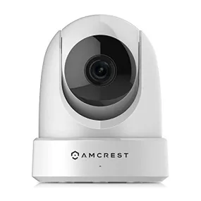 Amcrest 4MP UltraHD Indoor WiFi Camera, Security IP Camera with Pan/Tilt, Two-Way Audio, Night Vision, Remote Viewing, Dual-Band 5ghz/2.4ghz, 4-Megapixel @~20FPS, Wide 120° FOV, IP4M-1051W (White)