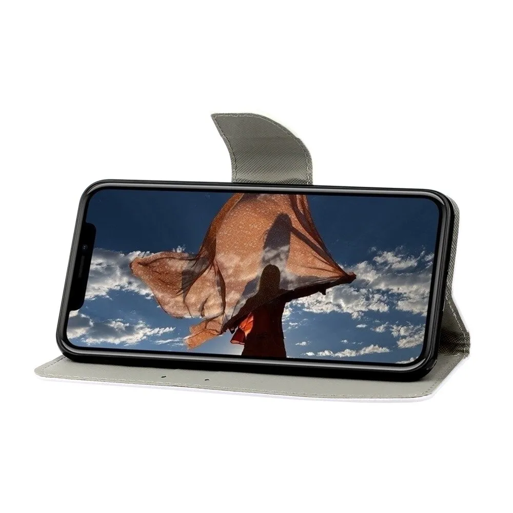 Anymob iPhone Ocean Star Flip Phone Cases Magnetic Leather Wallet Back Cover