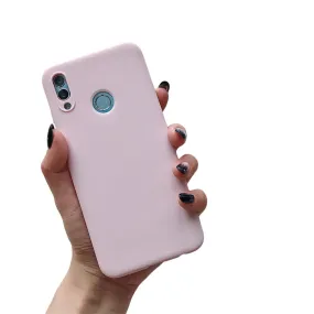 Anymob Samsung Carnation Light Pink Candy Colored Jelly Silicone Mobile Phone Protective Case