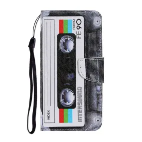 Anymob Samsung Mixed Tape Painted Case Flip Wallet Leather Phone Cover