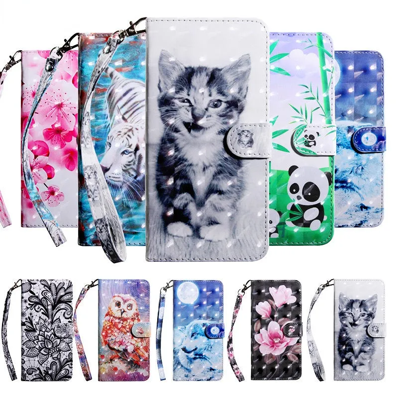 Anymob Samsung Puppy Husky Leather Sparkling Case Wallet Flip Magnetic Cover