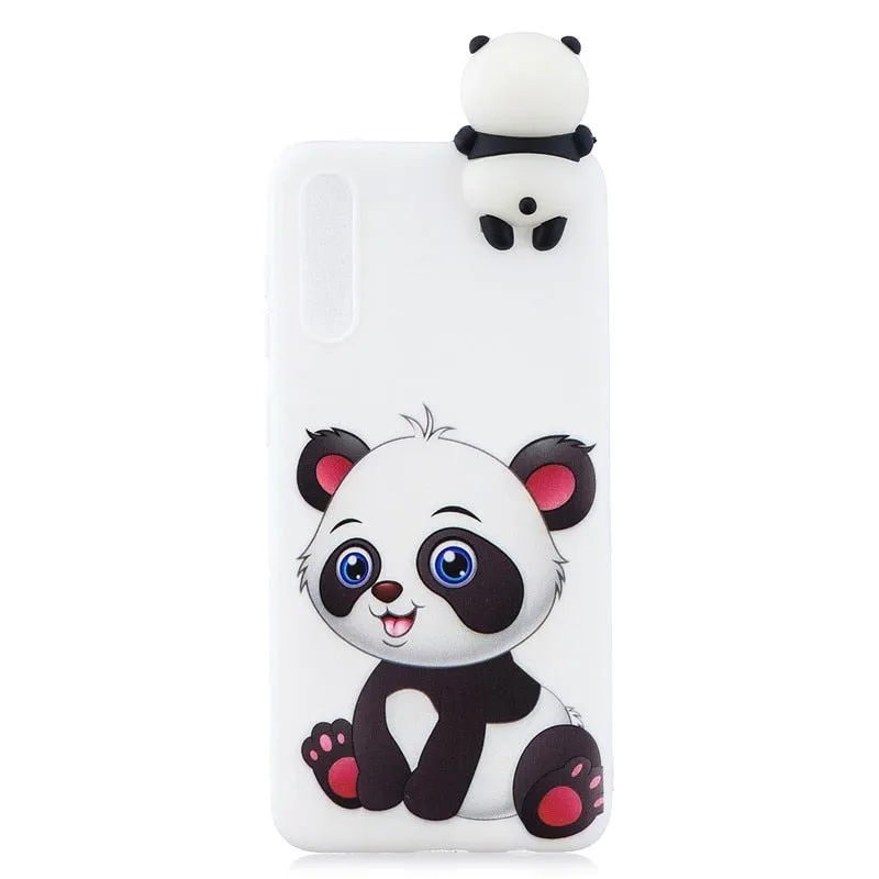 Anymob Samsung Sky Blue Poodle Silicone Case Animal Back Cover