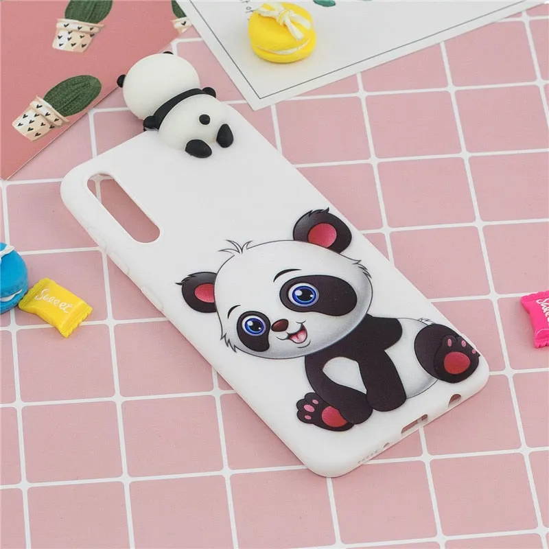 Anymob Samsung Sky Blue Poodle Silicone Case Animal Back Cover
