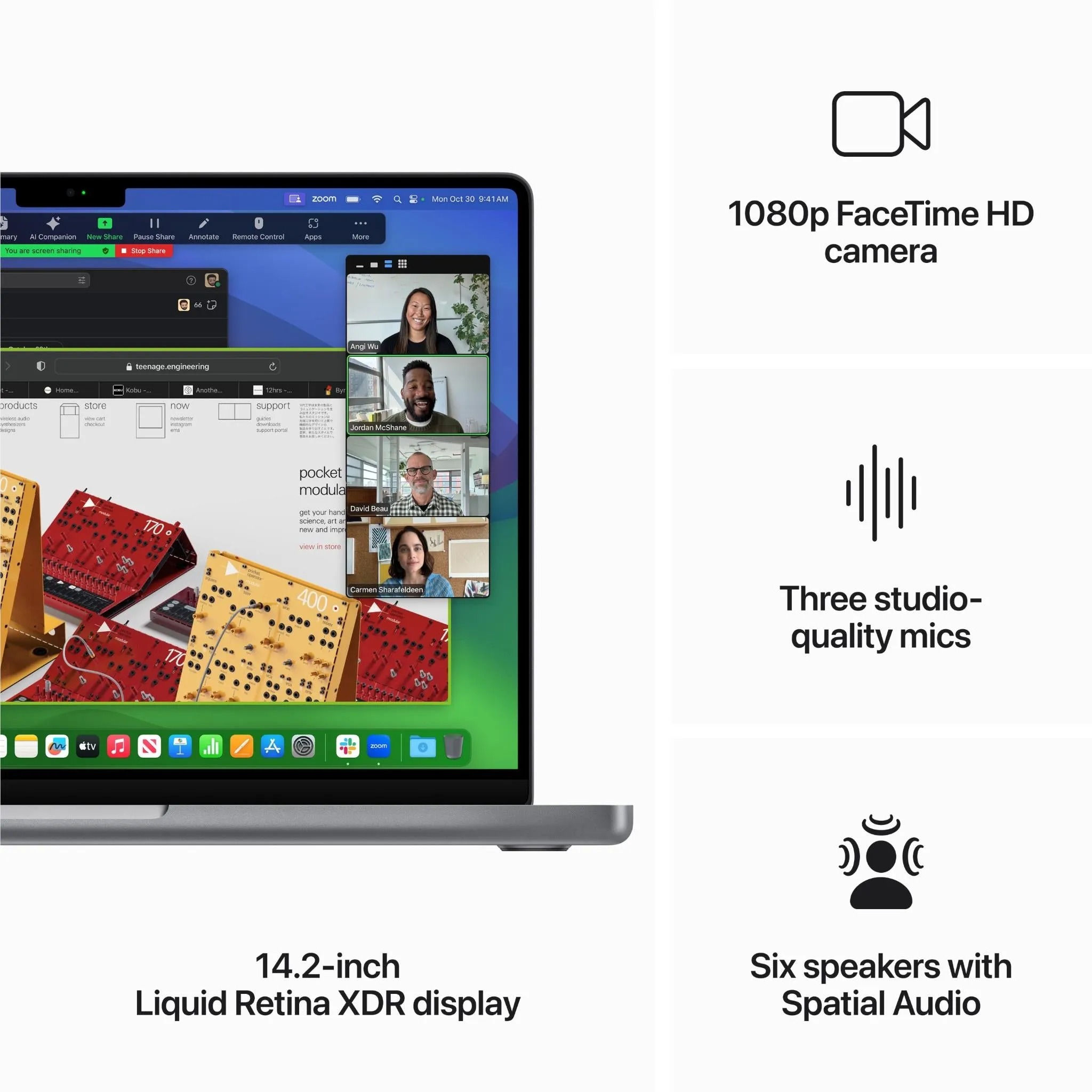 Apple MacBook Pro 14-inch with M3 Chip, 512GB SSD (Space Grey/2023)[*Renewed]