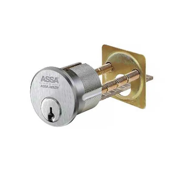 ASSA - Maximum  Restricted - Rim Cylinder - 1-1/8" - 626 - Satin Chrome