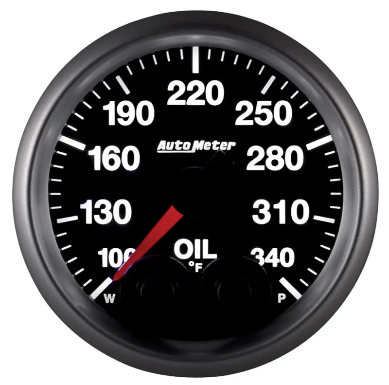 Auto Meter Elite Series Oil Temperature Gauge - 2-1/16"