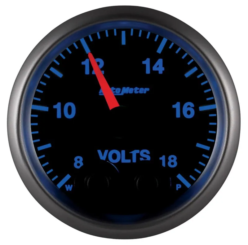 Auto Meter Elite Series Voltmeter Gauge - 2-1/16"