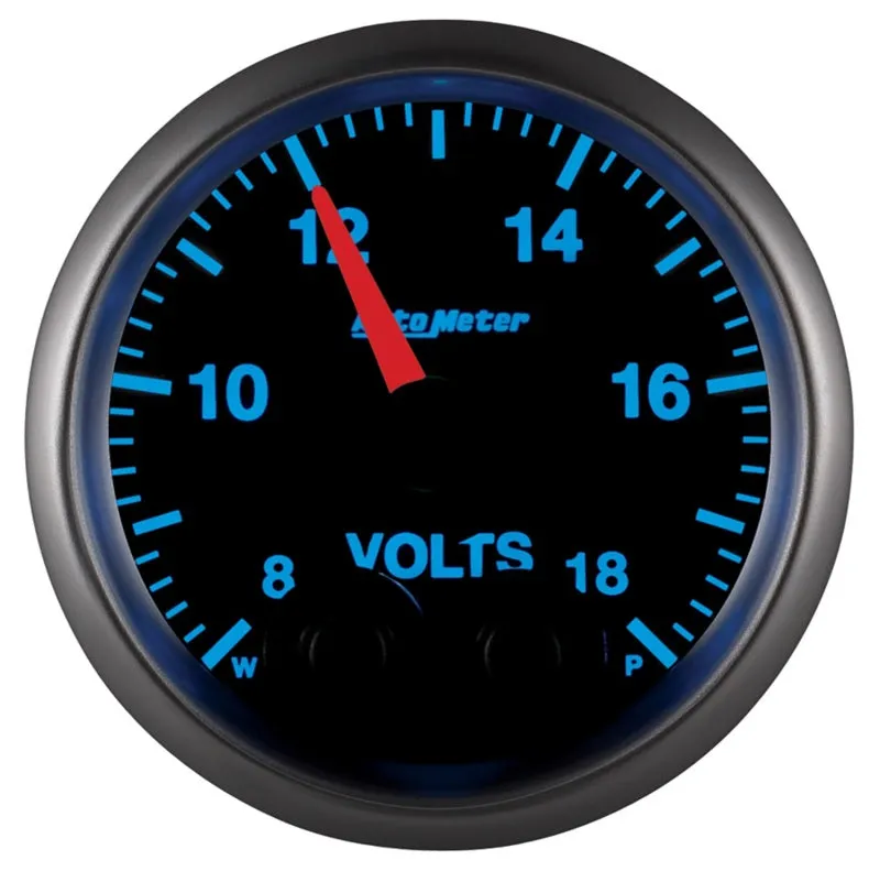 Auto Meter Elite Series Voltmeter Gauge - 2-1/16"