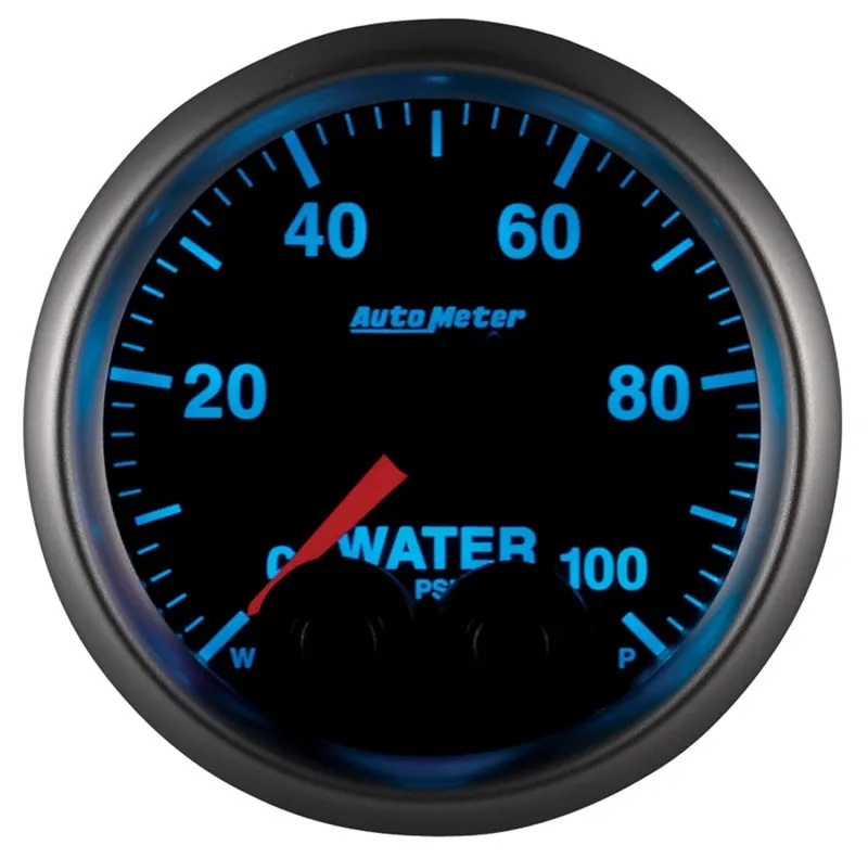 Auto Meter Elite Series Water Pressure Gauge - 2-1/16"