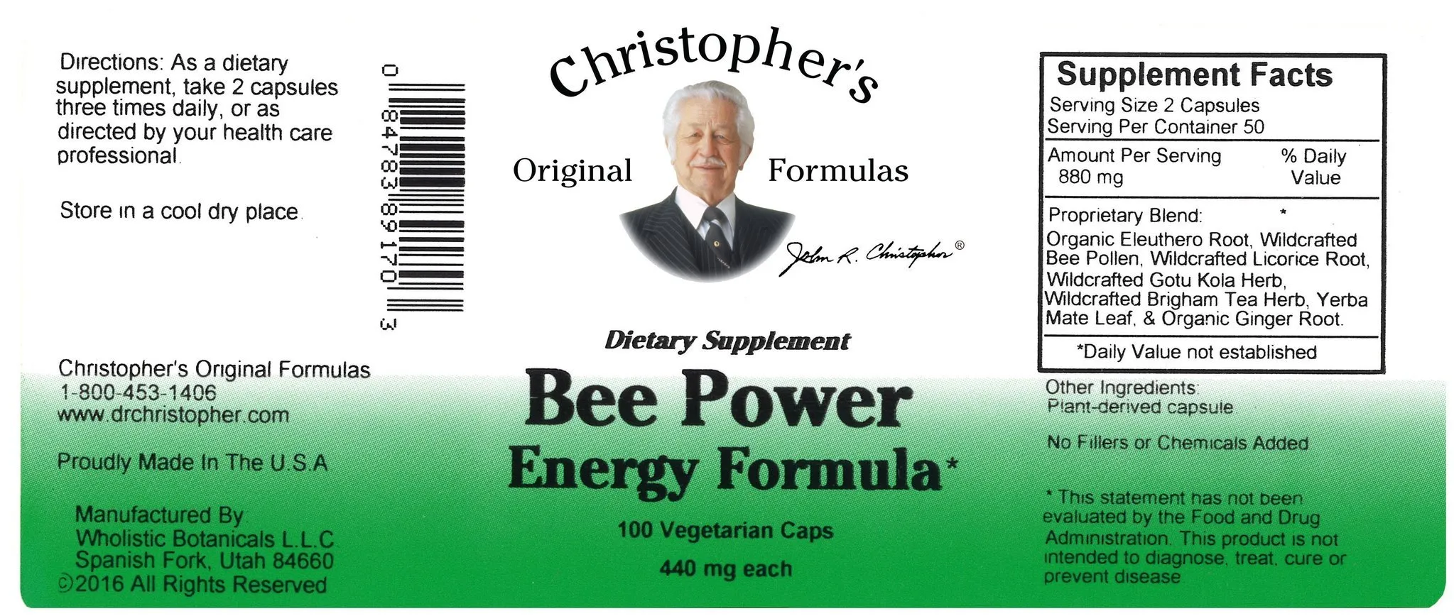 Bee Power Energy - 100 Capsules