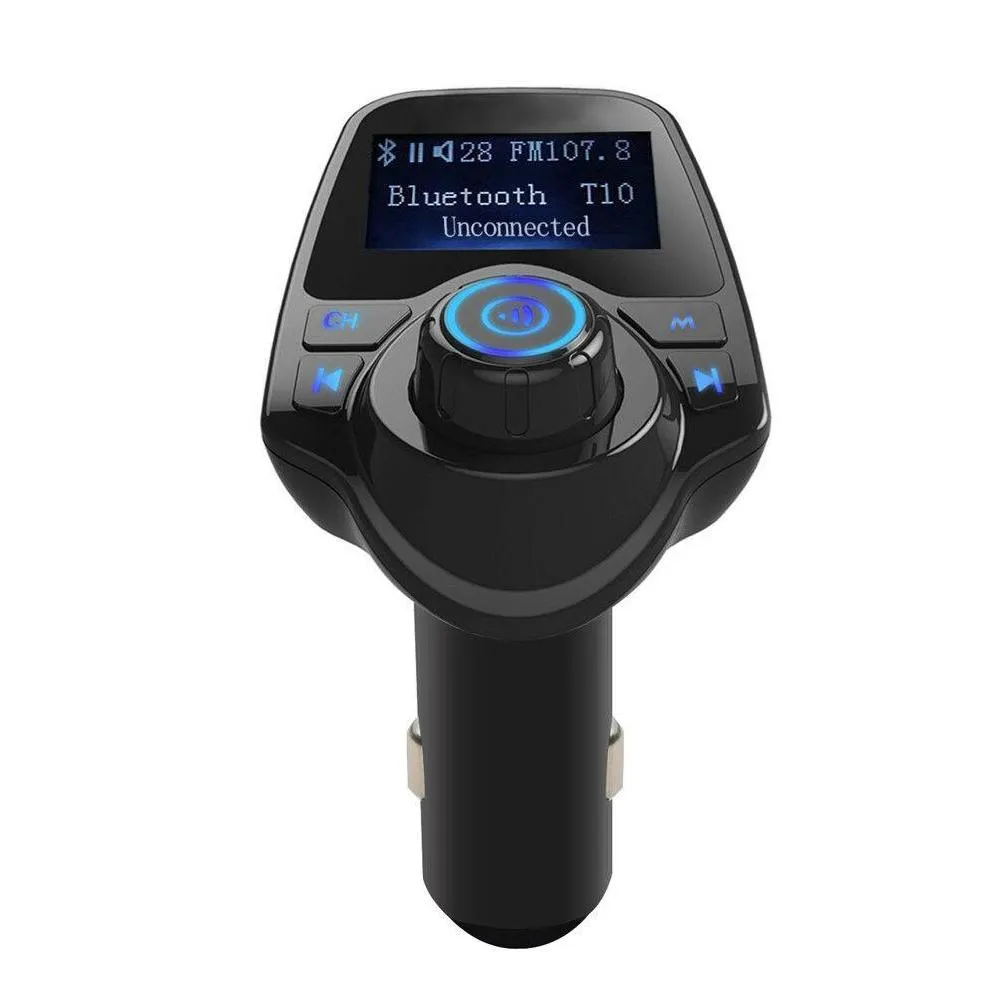Bluetooth Handsfree In Car Kit FM Transmitter MP3 Player 2 USB Charger