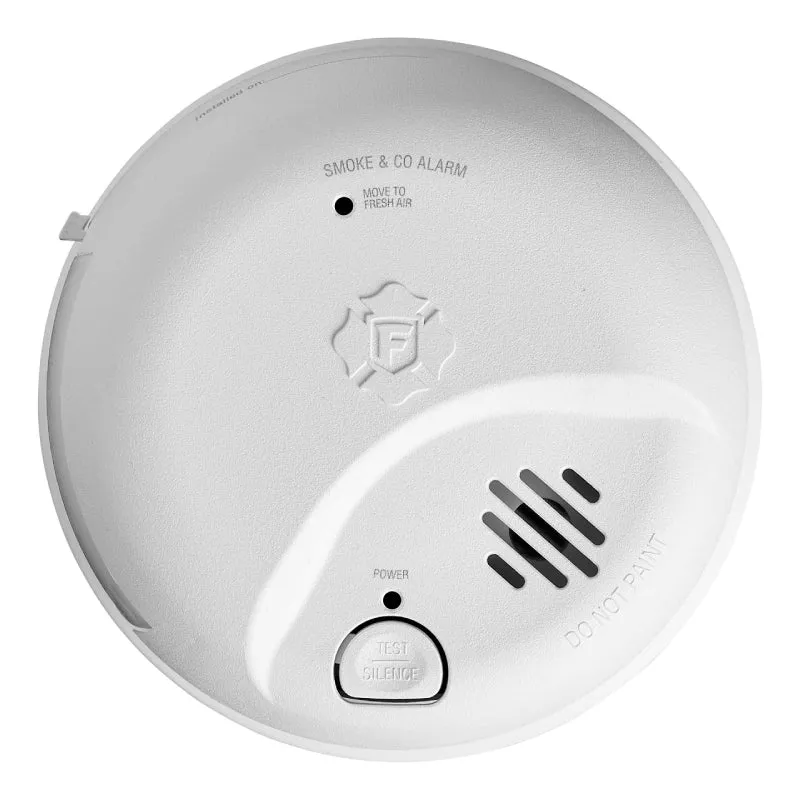 BRK SMICO100-AC Interconnect Hardwire Combination Smoke & CO Alarm with Battery Backup