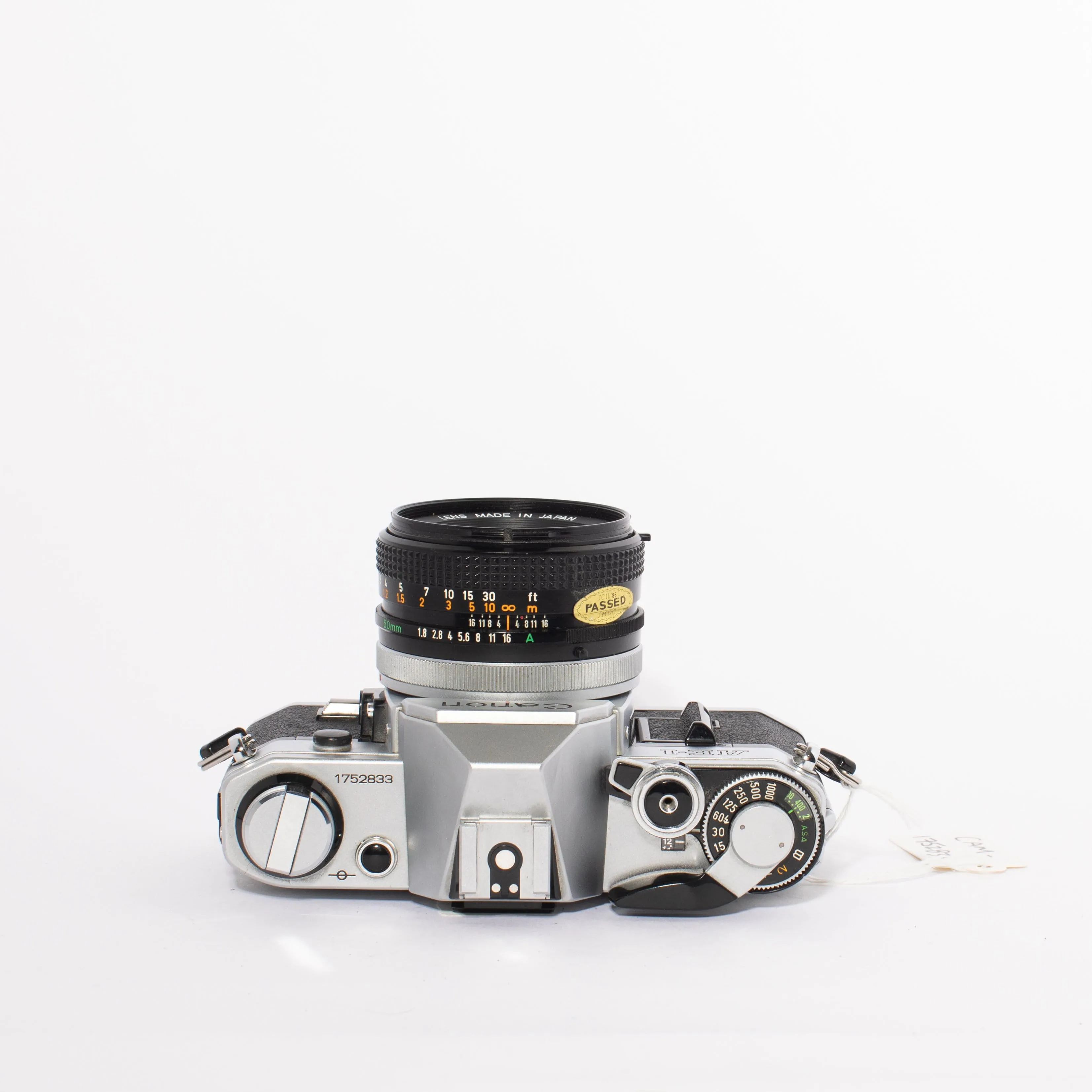 Canon AE-1 with 50mm f/1.8 SC Lens