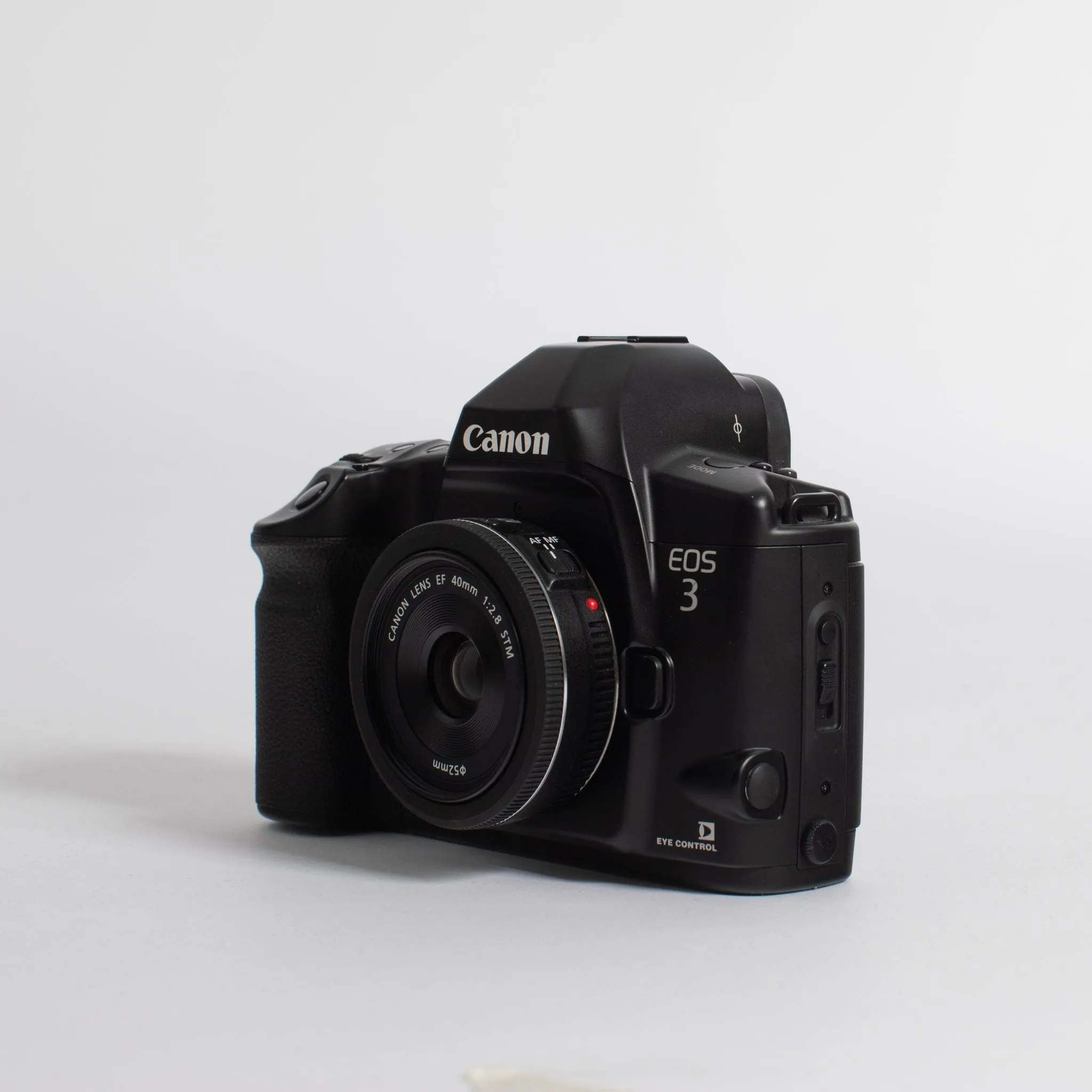 Canon EOS-3 with 40mm f2.8 Canon Pancake Lens
