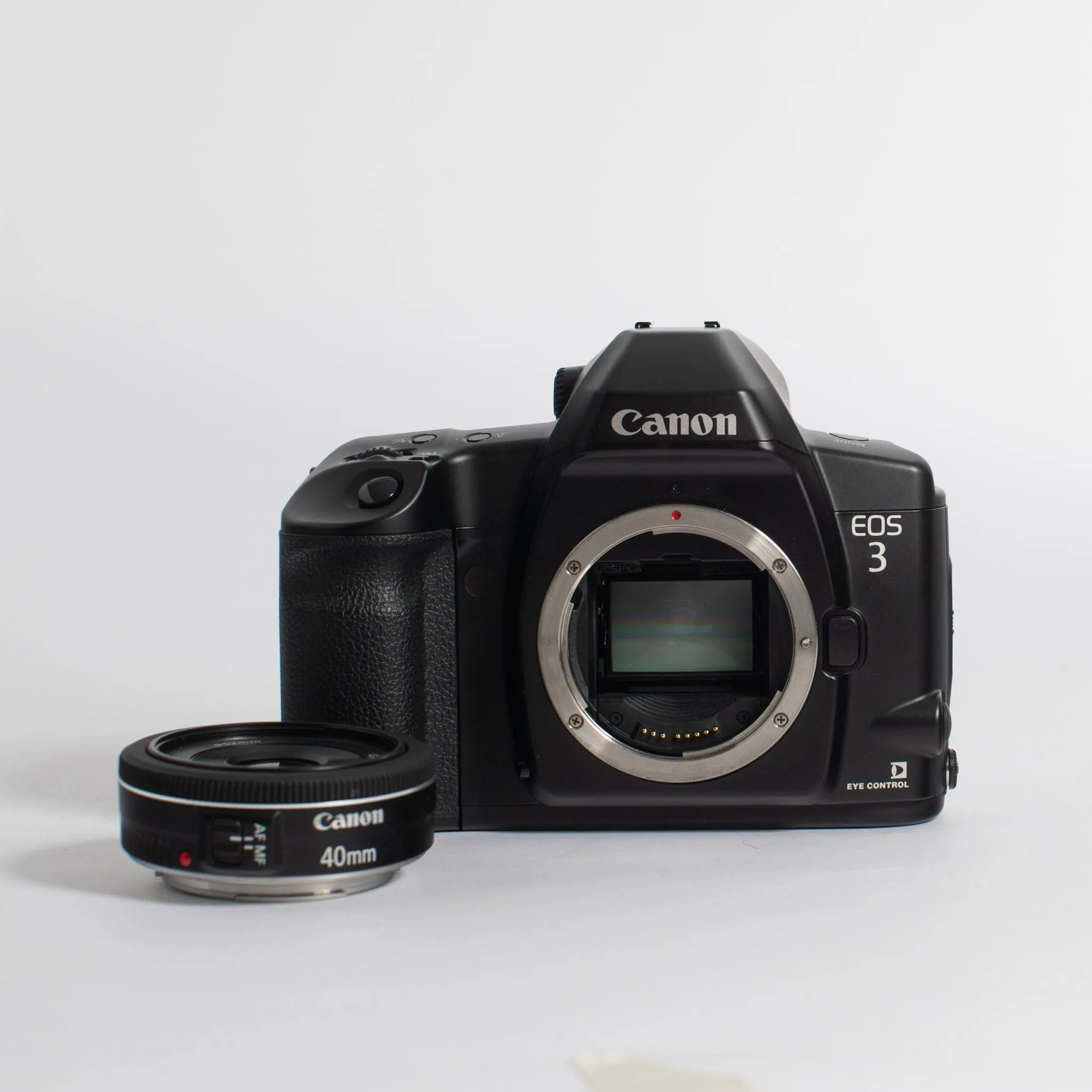 Canon EOS-3 with 40mm f2.8 Canon Pancake Lens