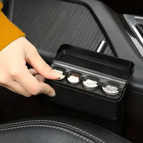 Car Coin Holder Easy Access Loose Change Storage