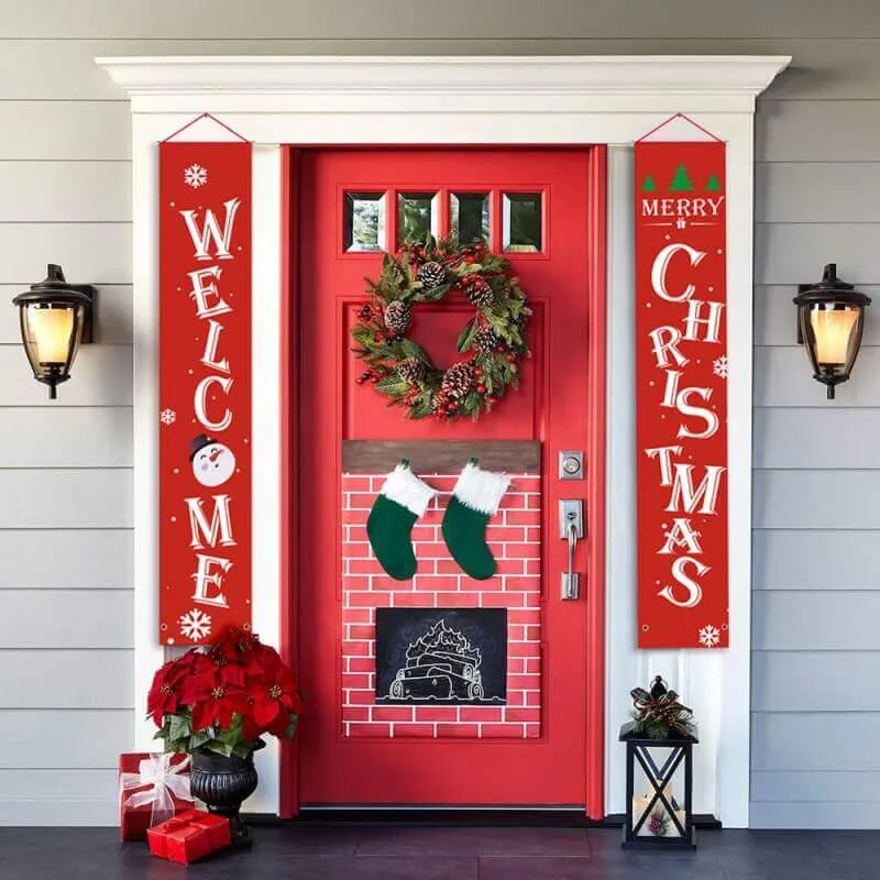 Christmas Curtain Couplet