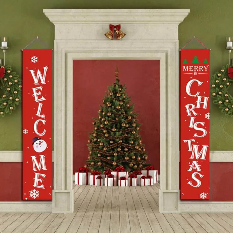 Christmas Curtain Couplet