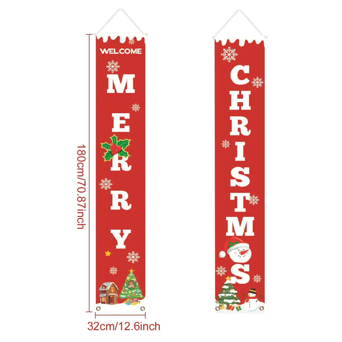 Christmas Curtain Couplet