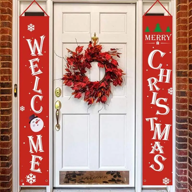 Christmas Curtain Couplet