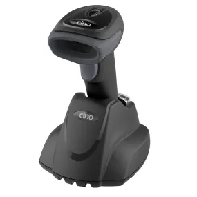 Cino FuzzyScan A660BT Barcode Scanner, 2D Bluetooth Cordless USB, Black