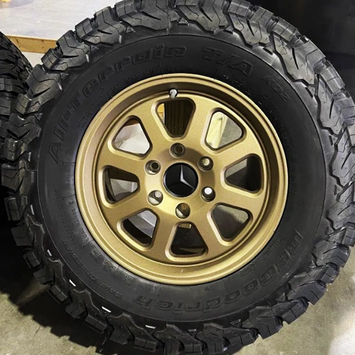 Classic Tire and Wheel Package - Bronze 16" (5 pack)