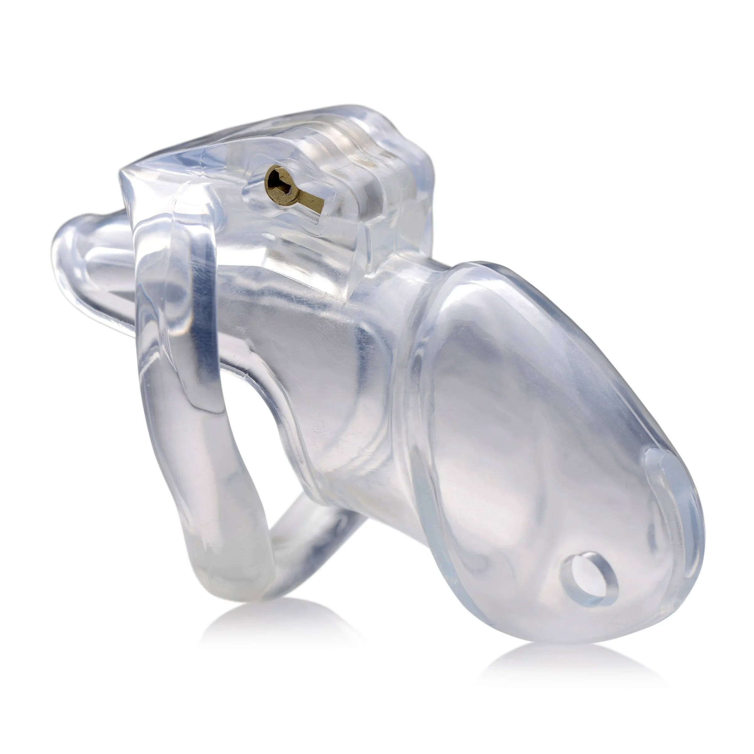 Clear Captor Chastity Cage - Medium