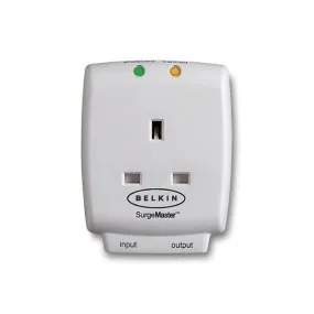 [CLEARANCE] Belkin F9H110VSACW Mastercube 1 Way Surge W Tel Protection