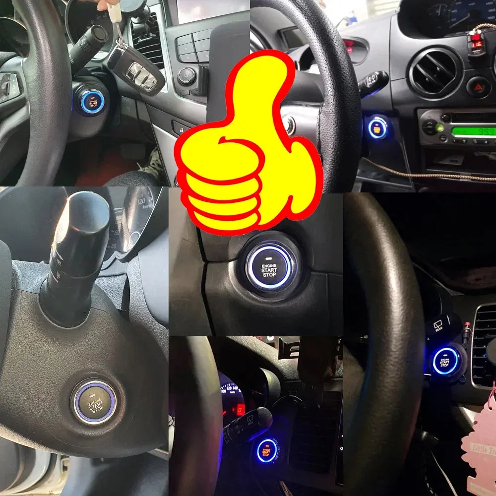 Color: Blue - Car Intelligent Security Protection Universal Auto
